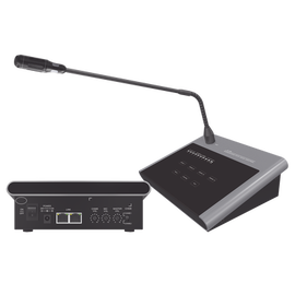 Microfono Remoto de 4 Zonas Para Sistema de Voceo Para Amplificadores SF4240UC y SF2240UC