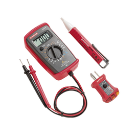 KIT Básico de Multímetro Digital, Detector de Tensión sin Contacto, y Comprobador de Fase GFCI
