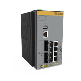 Switch Industrial PoE+ Capa 3 D/8 Puertos 10/100/1000 PoE af/at, 4 x SFP (TAA)
