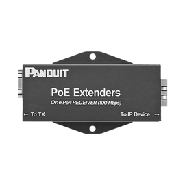 Receptor PoE/PoE+ Para Uso con Transmisor POEXTX1, Hasta 610 Metros (2000 ft) con Cable Cat5e o Cat6, 10/100Mbps