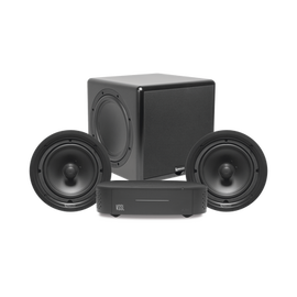 KIT Amplificador VSSL A1X | 2 Bocinas de Techo TruAudio PP8 | Subwoofer CSUB12