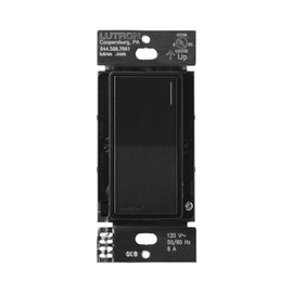 (RadioRa3) Apagador Sunnata color negro para linea Radio Ra3, 8A de iluminación, 5.8A Motor