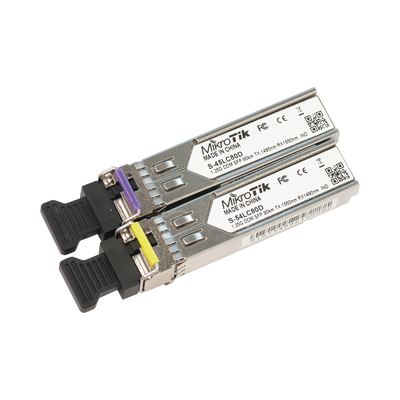 MikroTik S-4554LC80D - Kit - módulo de transceptor SFP (mini-GBIC) - modo simple LC - hasta 80 km