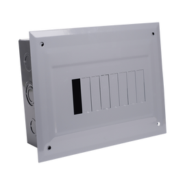 Centro de Carga para Empotrar, 08 Polos, 100 A, 1 Fase 3 Hilos, 120/240 V AC, 60Hz