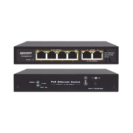 Switch PoE / 100 Metros PoE / 4 puertos 802.3af /at  10/100/1000 Mbps + 2 puerto uplink