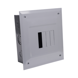 Centro de Carga para Empotrar, 04 Polos, 100 A, 1 Fase 3 Hilos, 120/240 V AC, 60Hz