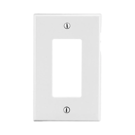 Tapa para Contacto Rectangular Color Blanco.