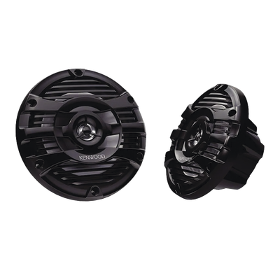 Par de altavoces fabricados en grado marinos en color negro de 6.5
