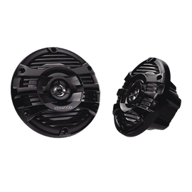 Par de altavoces fabricados en grado marinos en color negro de 6.5