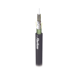 Cable de Fibra Óptica para Exterior G.652D, Armada, Monomodo de 24 Hilos, Loose Tube, Color Negro, Precio por metro
