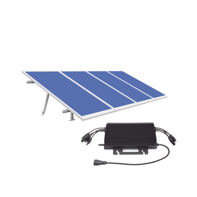 Kit Solar para Interconexión de 2.2KW de Potencia Pico 220Vcc con Microinversor y 4 Módulos de 550 W (Incluye Montaje y Protecciones)