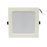 Spot Cuadrado Empotrable / 17.5 x 17.5 cm / Luz Fría / 110 V / 15 W / 1200 lúmenes / 25000 hrs / Ángulo de apertura 120° / IP20