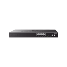 Switch Gigabit Administrable / 8 puertos 10/100/1000 Mbps + 2 Puertos SFP Uplink / Compatible con GWN Cloud.