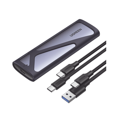 Carcasa Disco Duro NVME M.2 (Enclosure) / Hasta 2TB / USB3.1 a 10 Gbps / SATA SSD PCIE 3.0  / Soporta M Key y B Key / Compatible con SSD M.2 NVME 2230/2242/2260/2280 / UASP / S.M.A.R.T. / TRIM / ESD Incorporado / Caja de Aluminio