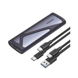 Carcasa Disco Duro NVME M.2 (Enclosure) / Hasta 2TB / USB3.1 a 10 Gbps / SATA SSD PCIE 3.0  / Soporta M Key y B Key / Compatible con SSD M.2 NVME 2230/2242/2260/2280 / UASP / S.M.A.R.T. / TRIM / ESD Incorporado / Caja de Aluminio