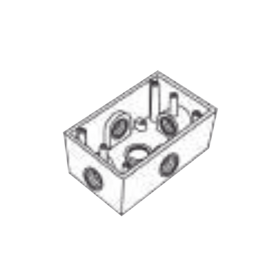 (40 pzas.) Caja Condulet FS de 1