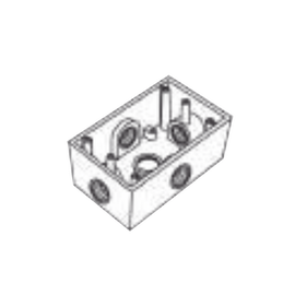 (40 pzas.) Caja Condulet FS de 1