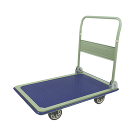 Carro Plataforma con capacidad 300 Kg / Base metálica resistente con protección plástic / 4 Ruedas TPR duraderas.