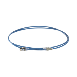 Patch Cord Cat6A, Diametro Reducido 28 AWG, Blindado S/FTP, CM/LS0H, 0.20 m, Color Azul