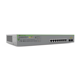 Switch PoE+ Gigabit WebSmart de 10 puertos 10/100/1000 Mbps (2 x Combo) + 2 puertos gigabit SFP (Combo), 75 W