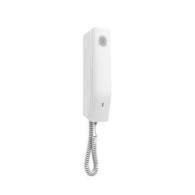 Teléfono IP Hotelero, 2 líneas SIP con 2 cuentas, codec Opus, IPV4/IPV6, color blanco, con gestión en la nube GDMS