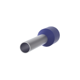 Ferrule Aislado Para Cables 14 AWG, PIN de 12 mm de Longitud, Mango Color Azul, Paquete de 500pz