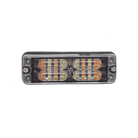 Luz Perimetral, 12 LED Ultra Brillantes, Color Rojo / Claro