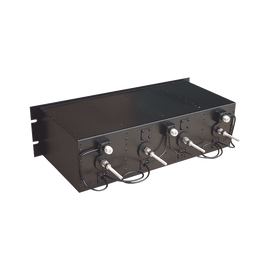 Duplexer Pasa Banda/Rechazo de Banda, UHF de 370-410 MHz, para montaje en Rack de 19 in, 50 Ohm, 4 Cavidades, 150 Watt, N Hembra.