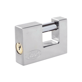 Candado para Cortina Metálica / Medida 70 mm/ Acabado Cromo Satinado/ Nivel de Seguridad 6 / Llave Estándar.