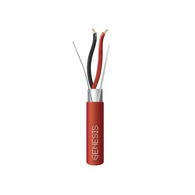 Bobina de 152 Metros 2 X 16 AWG Blindado PLENUM para Alarmas de Incendio