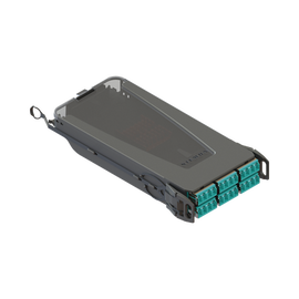 Cassette para empalme (Fusión) LightVerse, Hasta 24 fibras, Conectores  LC/UPC 
