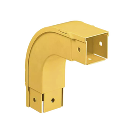 Bajada Vertical Exterior de 90º, Para uso con Canaletas 2x2 FiberRunner™, Color Amarillo