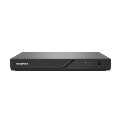 NVR 8 Megapixel (4K) / 16 Canales / 16 Puertos PoE+ / H.265 / Incluye 2 HDD de 10 TB (2 Bahias de Disco Duro) / ONVIF / NDAA / Serie 30 / Audio y Alarmas I/O / Honeywell Security