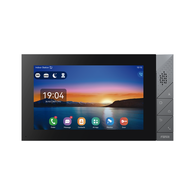 Monitor IP/SIP para interior con Android, Wi-Fi, Bluetooth, pantalla táctil de 7
