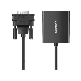 Entrada: VGA Macho / Salida: HDMI Hembra / Resolución de 1080P@60Hz / Puerto Estéreo de 3.5 mm / Plug and Play, Sin Controlador / Longitud del Cable 15 cm. / Incluye Cable de Alimentacion USB / Incluye Cable de Audio de 3.5mm.
