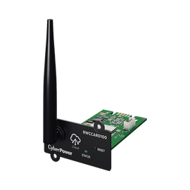 PUERTO DE CONECTIVIDAD  ANTENA EXTERNA CYBERPOWER RWCCARD100 PROTOCOLO DE ENLACE DE DATOS  IEEE 802.11B/G/N  ADMINISTRACIÓN REMOTA  APLICACIÓN POWERPANEL CLOUD (SERVICIO GRATUITO POR 3 AÑOS)  PLUG-AND-PLAY