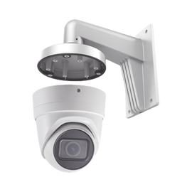 6MP IP Turret Camera Kit / Mot. Lens 2.8 - 12 mm / IR EXIR 96ft / H.265+ & Wall mount include (XM17G)