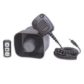 Sirena/Bocina Compacta Para Motocicleta de 30 Watts, Incluye Controlador y Microfono