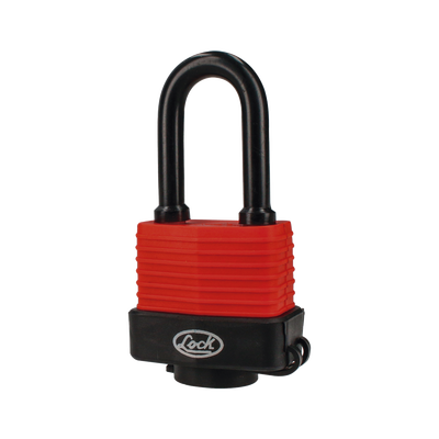 Candado Impermeable con Llave Estándar /Arco Largo de 46 mm/ Nivel de Seguridad 4 / Línea Comercial.