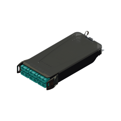 Cassette para empalme (Fusión) LightVerse, Hasta 12 fibras, Conectores  SC/UPC 