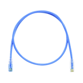 Cable de Parcheo TX6 Llaveado Azul, UTP Cat6, 24 AWG, CM, Color Azul, 7ft