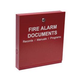 Gabinete para documentos del sistema de alarma contra incendios