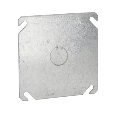 Tapa Cuadrada con Entrada de 1/2 para caja de 4