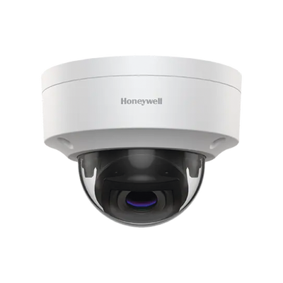 Camara Domo IP 2 Megapíxeles / Lente 2.8 mm / 30 Mts IR / NDAA / ONVIF / Exterior IP66 / Antivandálica IK10 / PoE / Micro SD hasta 256 GB / Serie 30 / Honeywell Security