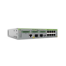 Switch Gigabit L3, 8 puertos 1000T PoE++, 2 puertos 100/1000X SFP, 3 puertos entrada DC