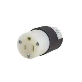 Conector Entrada Recta/ 15A 125V/ 2 Polos 3 Hilos/ Nema 5-15R/ Grado Industrial- Comercial.