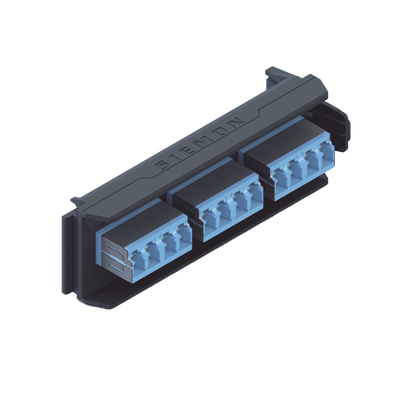 Placa Acopladora LightVerse, 6 Conectores Dúplex LC/UPC 