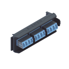 Placa Acopladora LightVerse, 6 Conectores Dúplex LC/UPC 