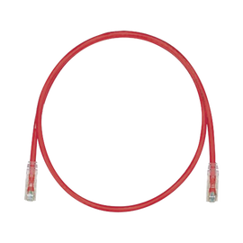 Cable de Parcheo TX6, UTP Cat6, 24 AWG, CM, Color Rojo, 100ft