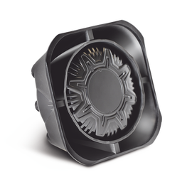 Bocina Compacta de uso rudo, 100 Watts de Potencia, Ideal para vehículos de encubierto, 11 Ohms de Impedancia